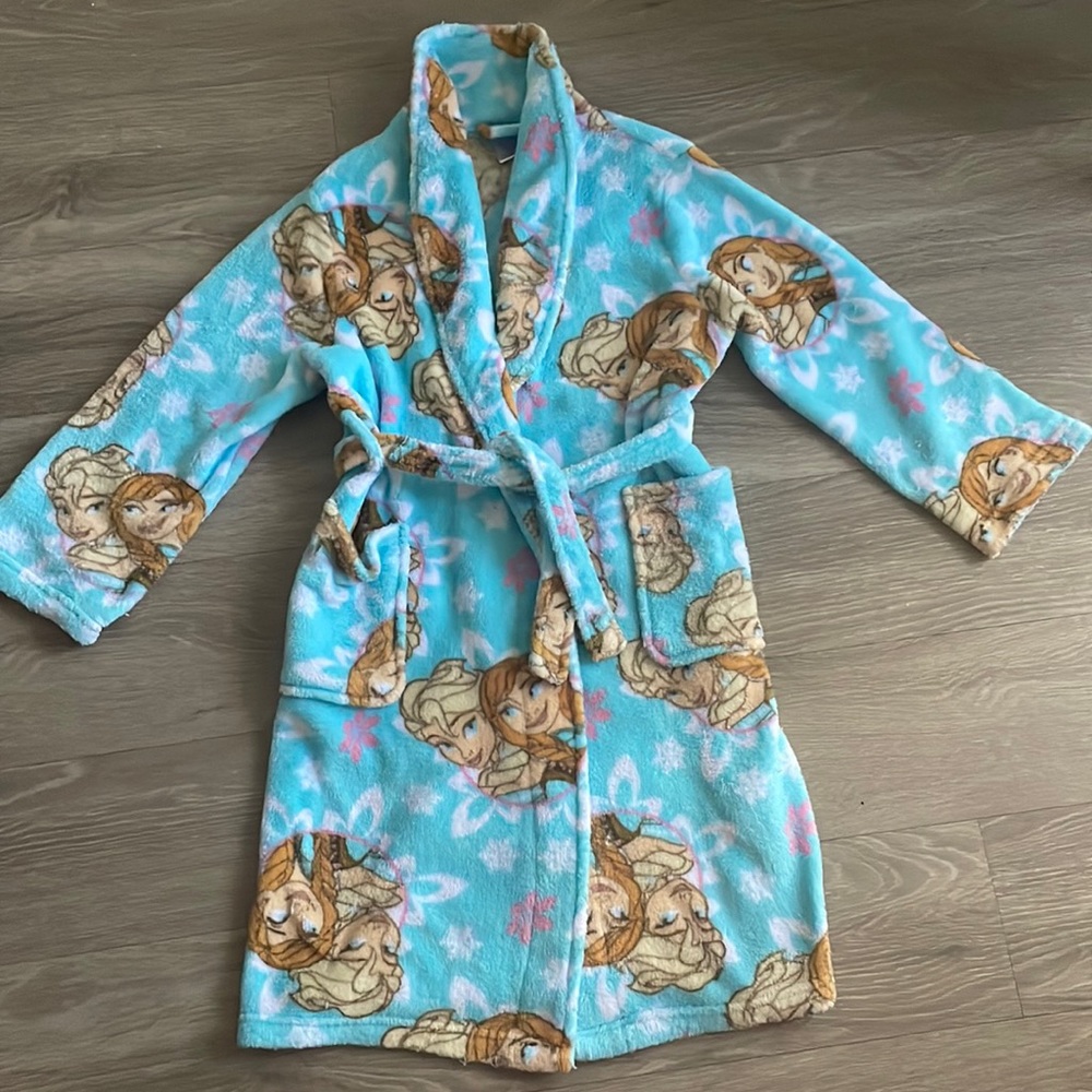 DISNEY FROZEN ELSA & ANNA BATHROBE size M for Girls
